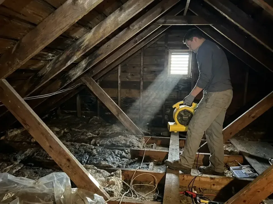 attic-water-damage-drying-proc-007 — frequently asked questions, Emergency Water Extraction & 24/7 Flood Response in Clive,…